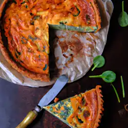 Une image de Quiche saumon-spinach d'Emmental de Normandie