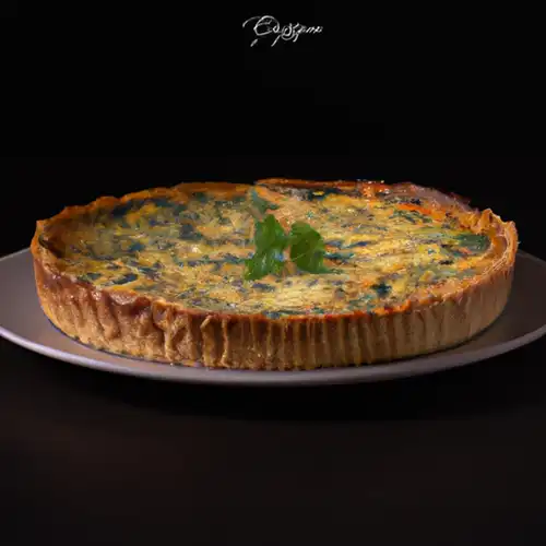 Une image de Quiche Berrichonne aux épinards, poulet et fromage de chèvre - Recette facile